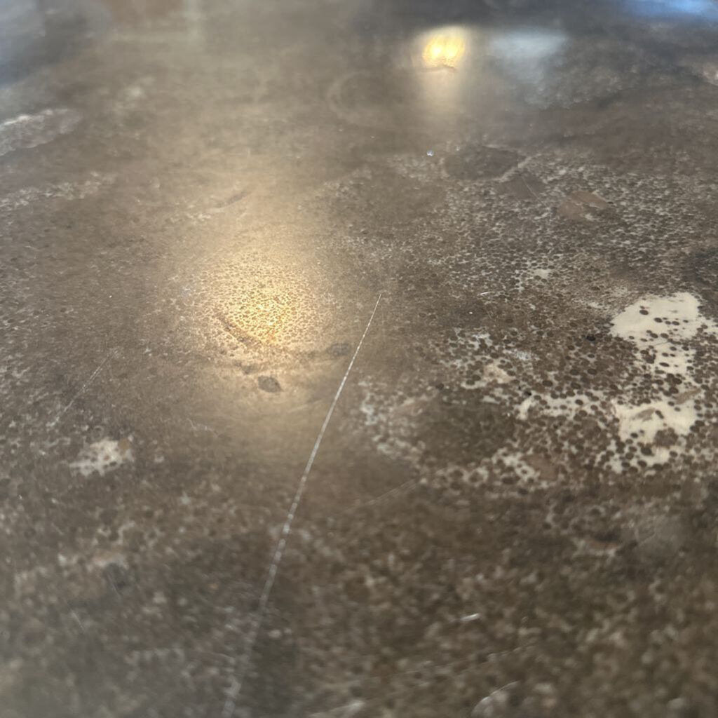 Four Hands Bluestone Parisian Dining Table - 64.5X32X31H - AS IS