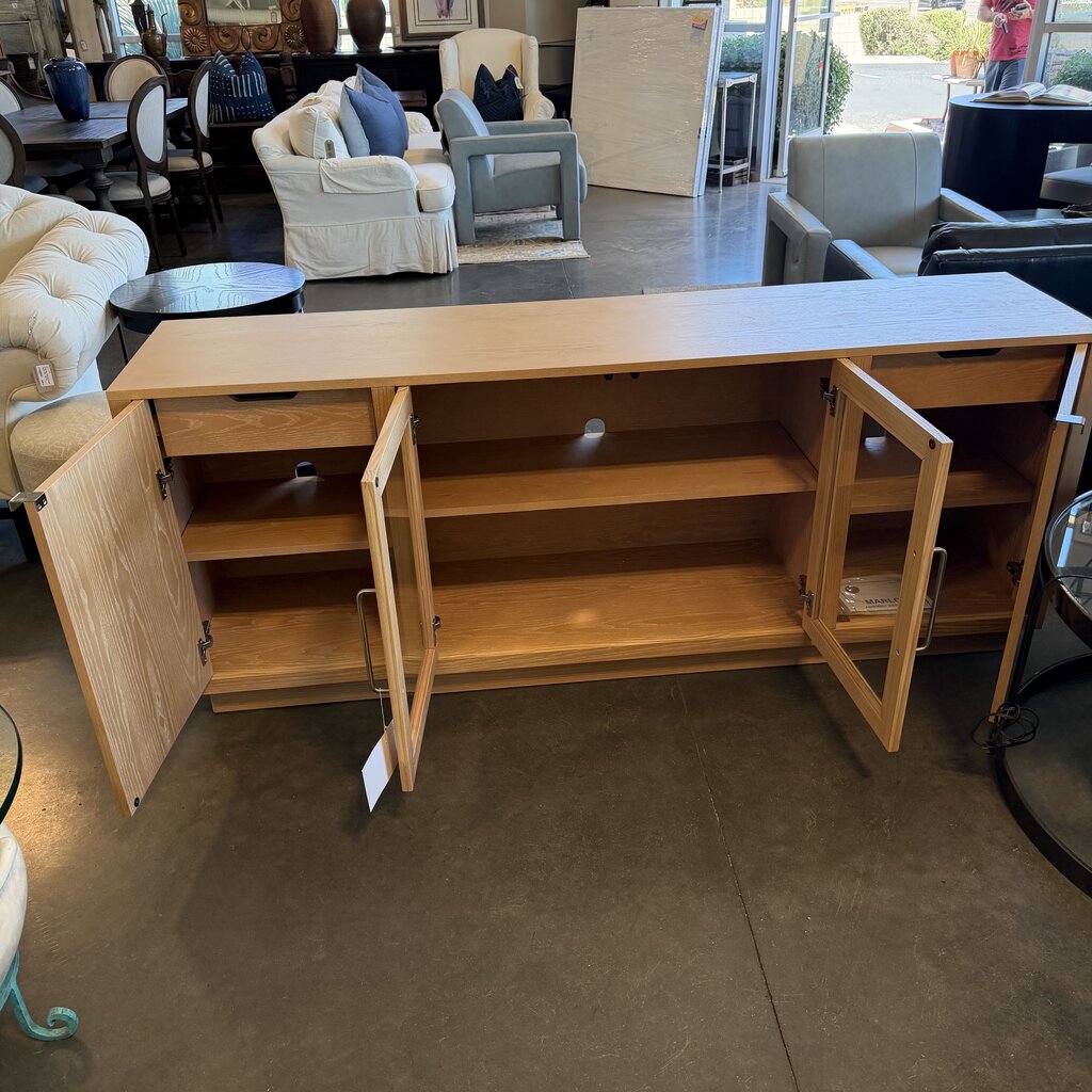 Marlow Natural Wood Console - 77X18X31.5H