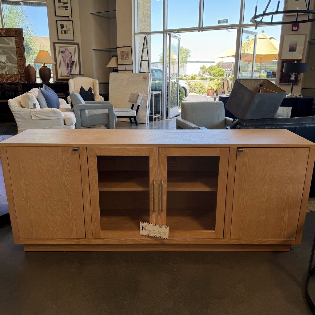 Marlow Natural Wood Console - 77X18X31.5H