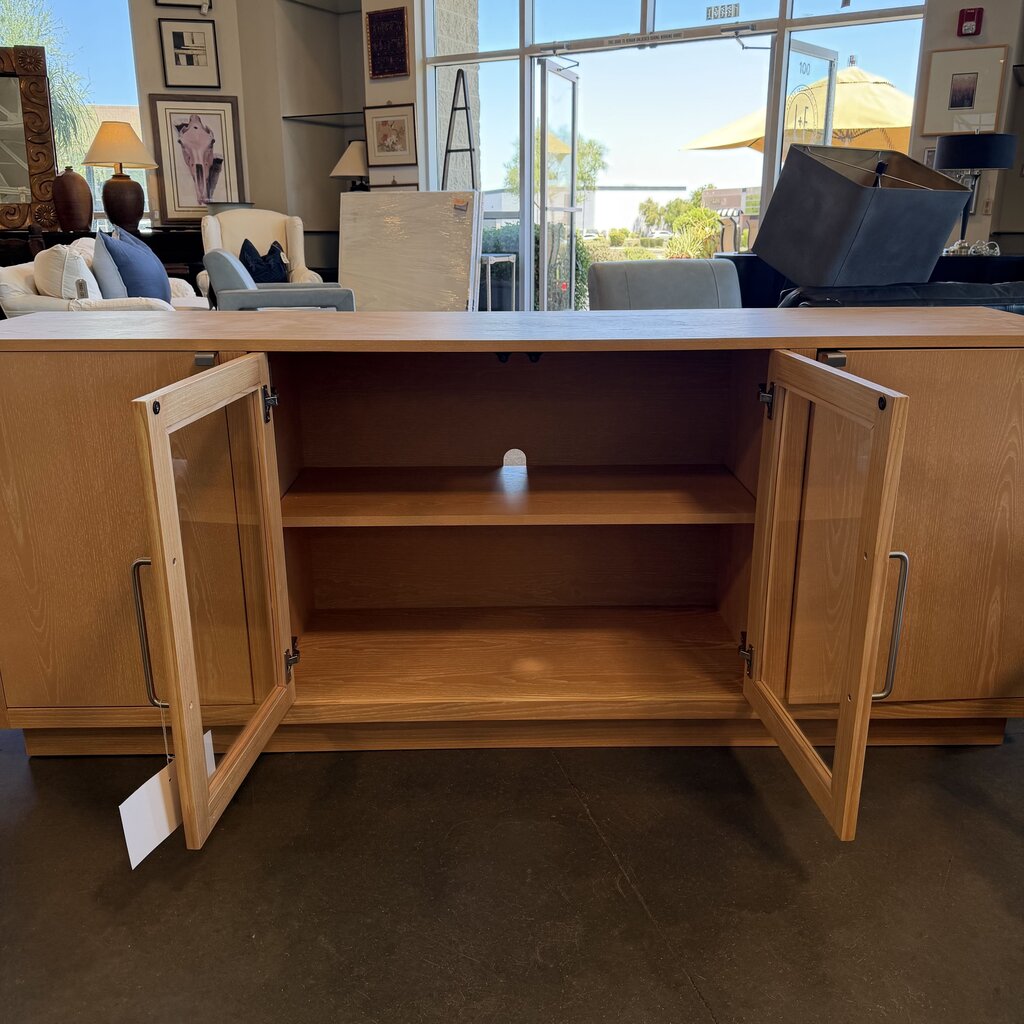 Marlow Natural Wood Console - 77X18X31.5H