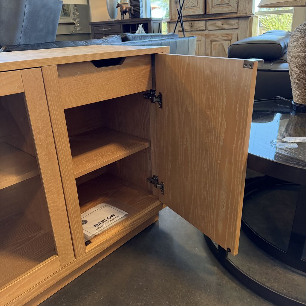 Marlow Natural Wood Console - 77X18X31.5H