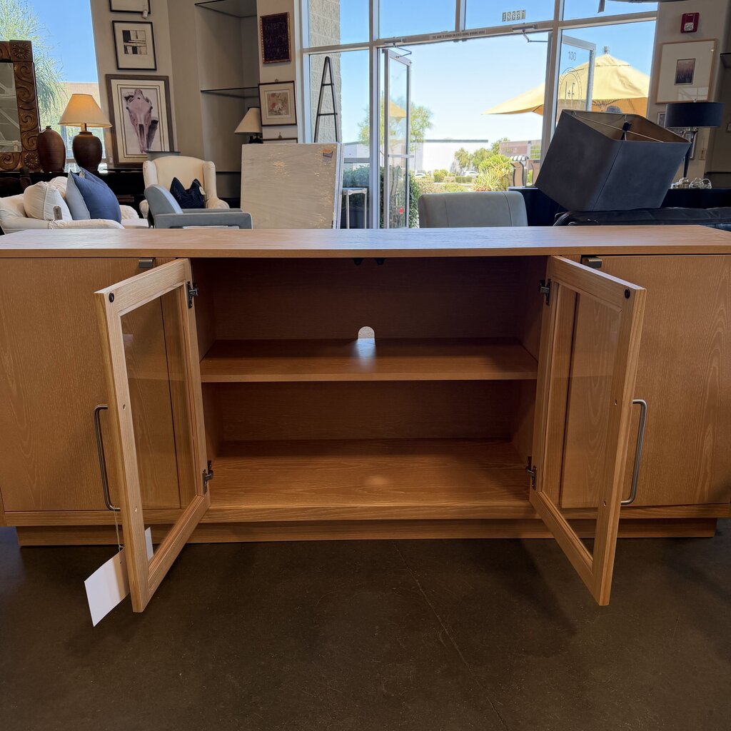 Marlow Natural Wood Console - 77X18X31.5H
