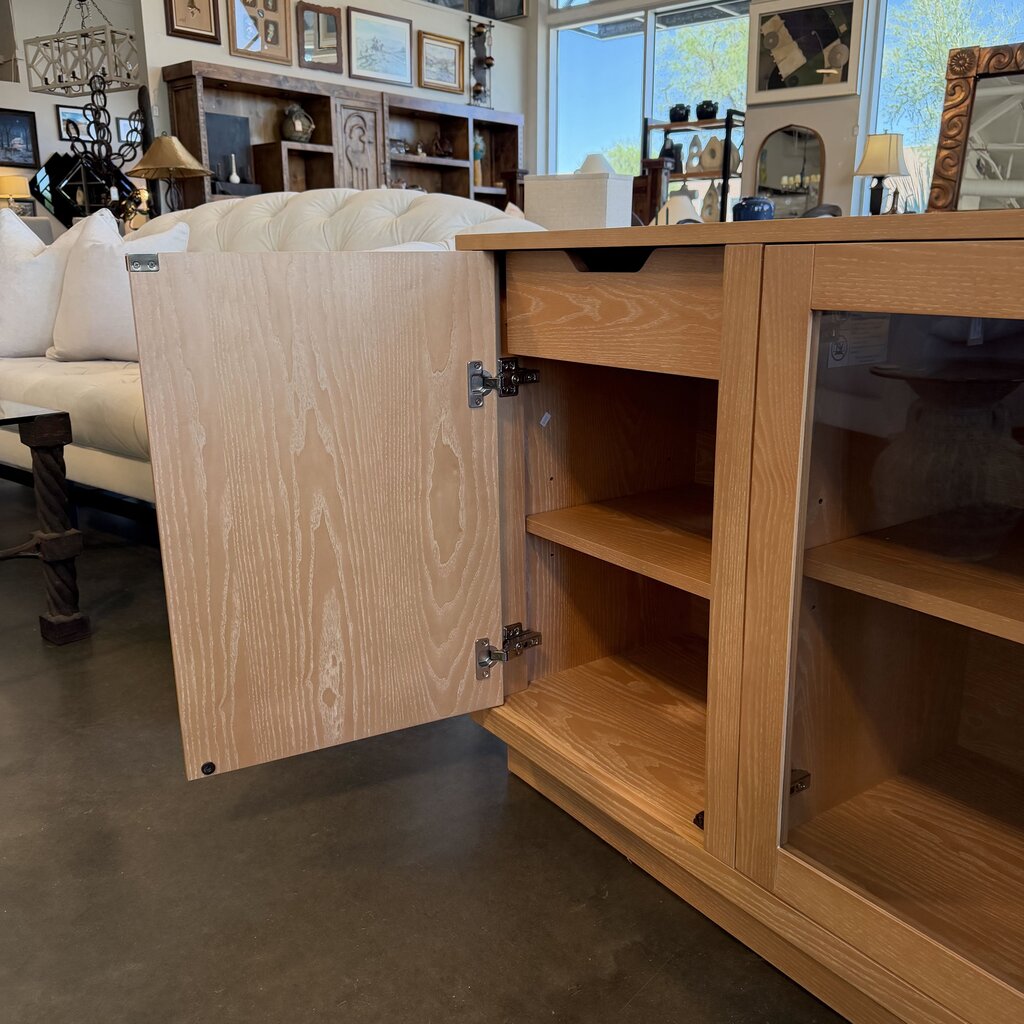 Marlow Natural Wood Console - 77X18X31.5H
