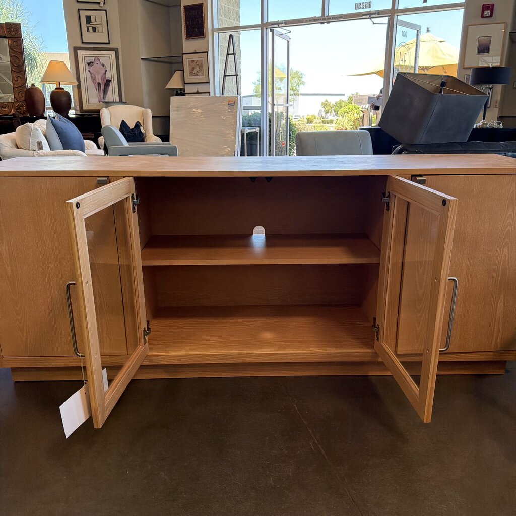 Marlow Natural Wood Console - 77X18X31.5H