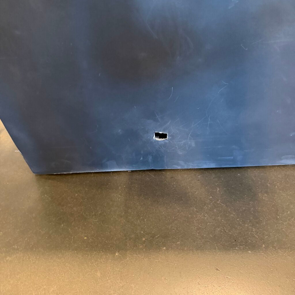 Wood & Smoked Glass TV Stand- 48X18X21H
