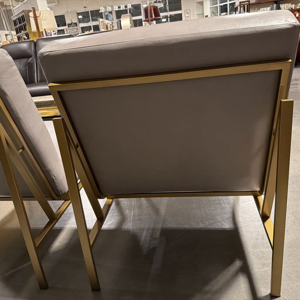 Universal Miranda Kerr Hollywood Leather Accent Chair- Pair