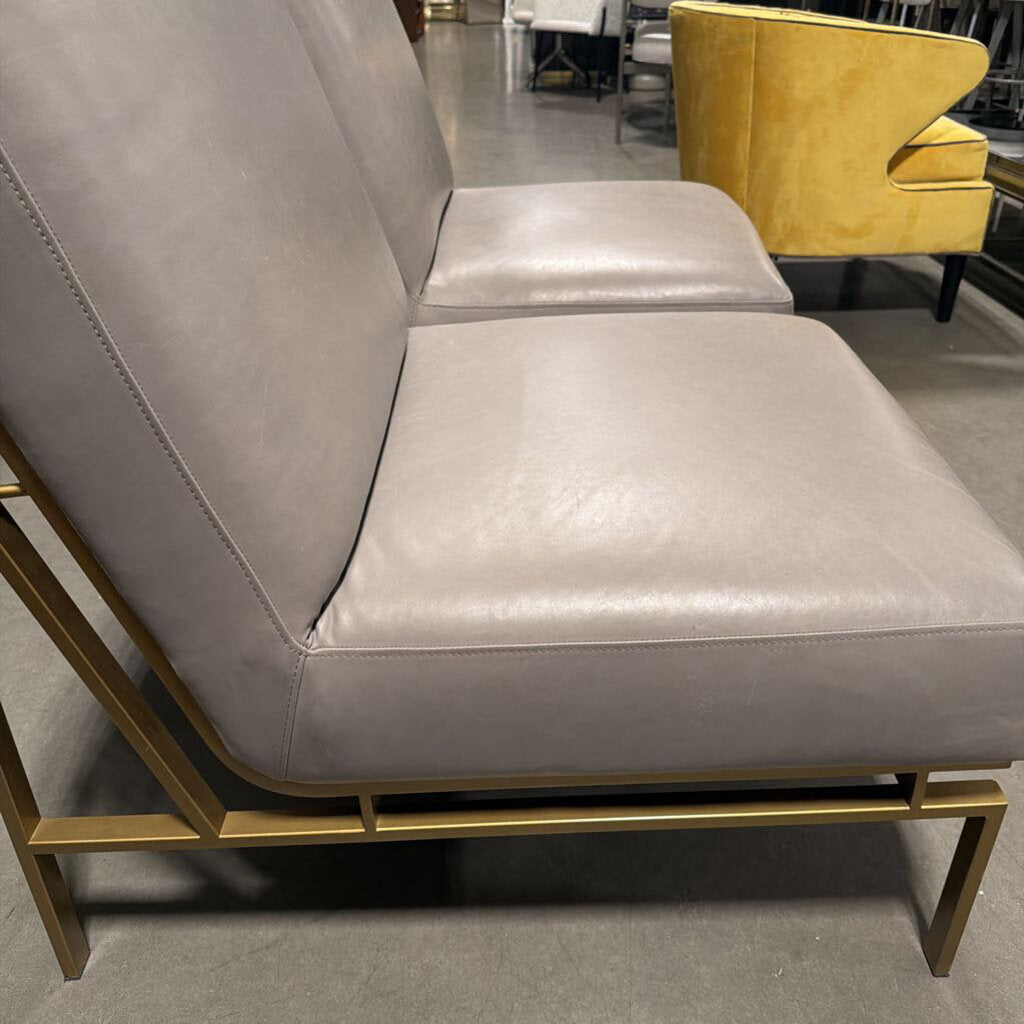 Universal Miranda Kerr Hollywood Leather Accent Chair- Pair