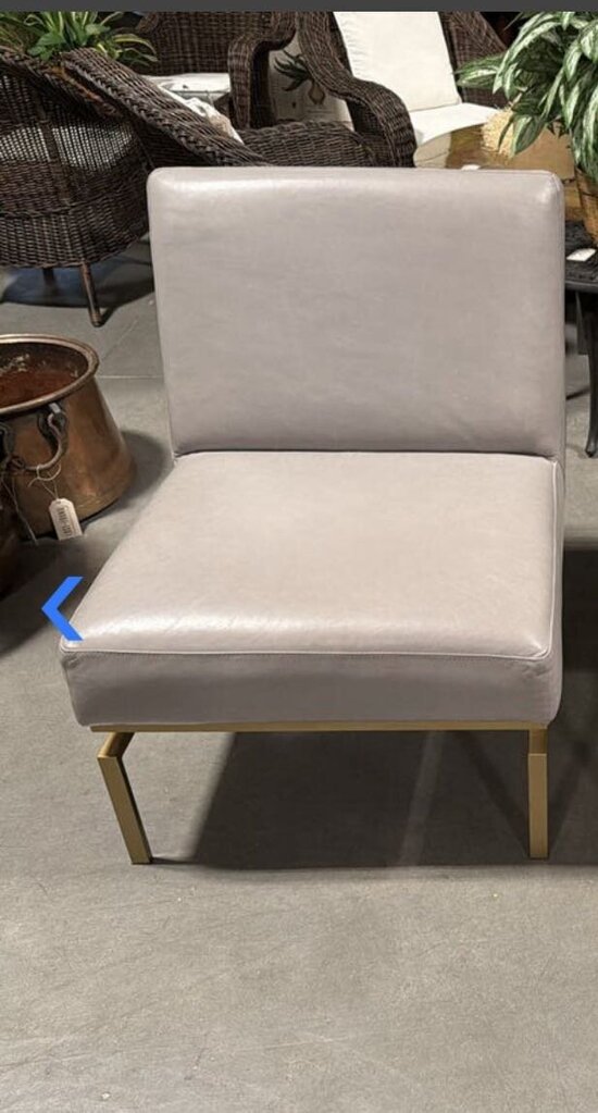 Universal Miranda Kerr Hollywood Leather Accent Chair- Single