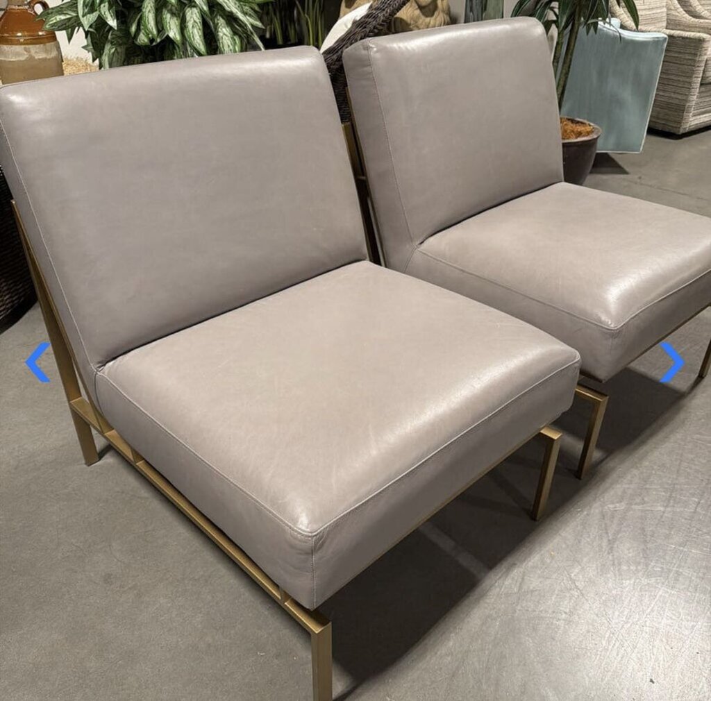 Universal Miranda Kerr Hollywood Leather Accent Chair- Single