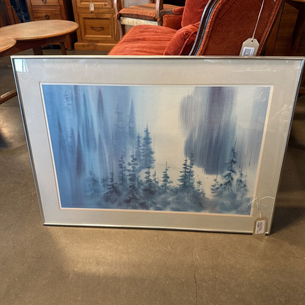 Original Framed Lithograph By Bill Alexander- 36X26H