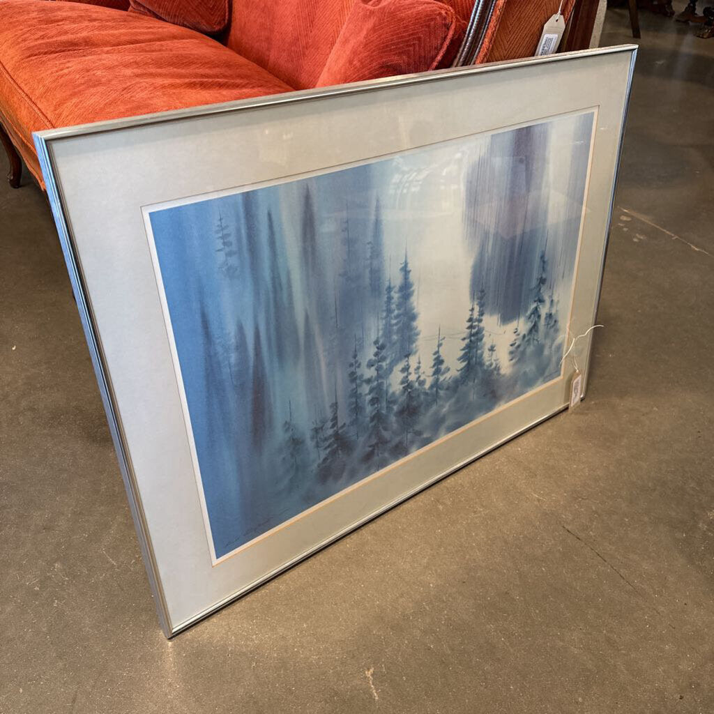 Original Framed Lithograph By Bill Alexander- 36X26H