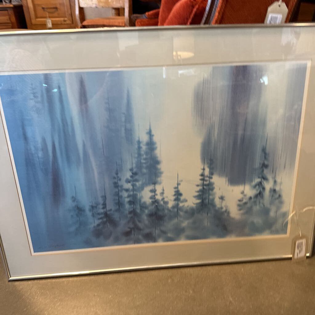 Original Framed Lithograph By Bill Alexander- 36X26H