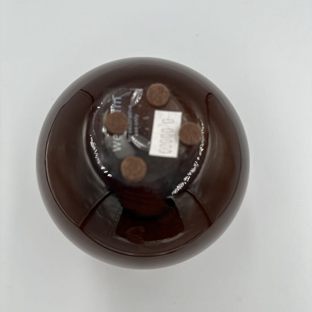 West Elm Brown Glass Vase- 4X5H