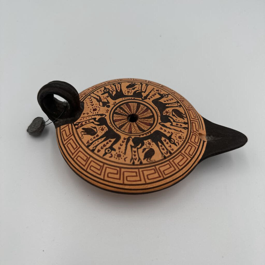 Greek Incense Holder- 5X3.75X2