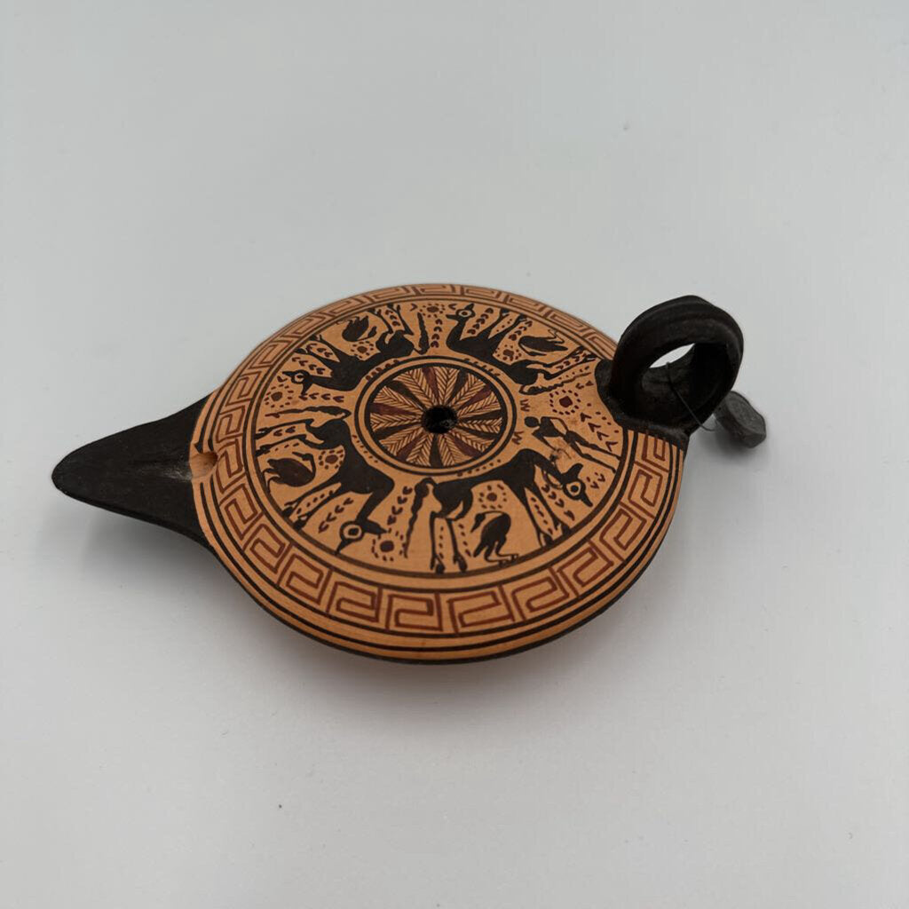 Greek Incense Holder- 5X3.75X2