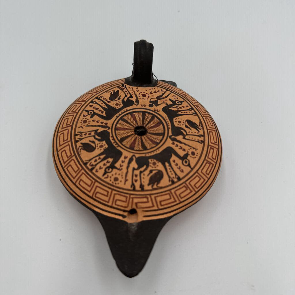 Greek Incense Holder- 5X3.75X2