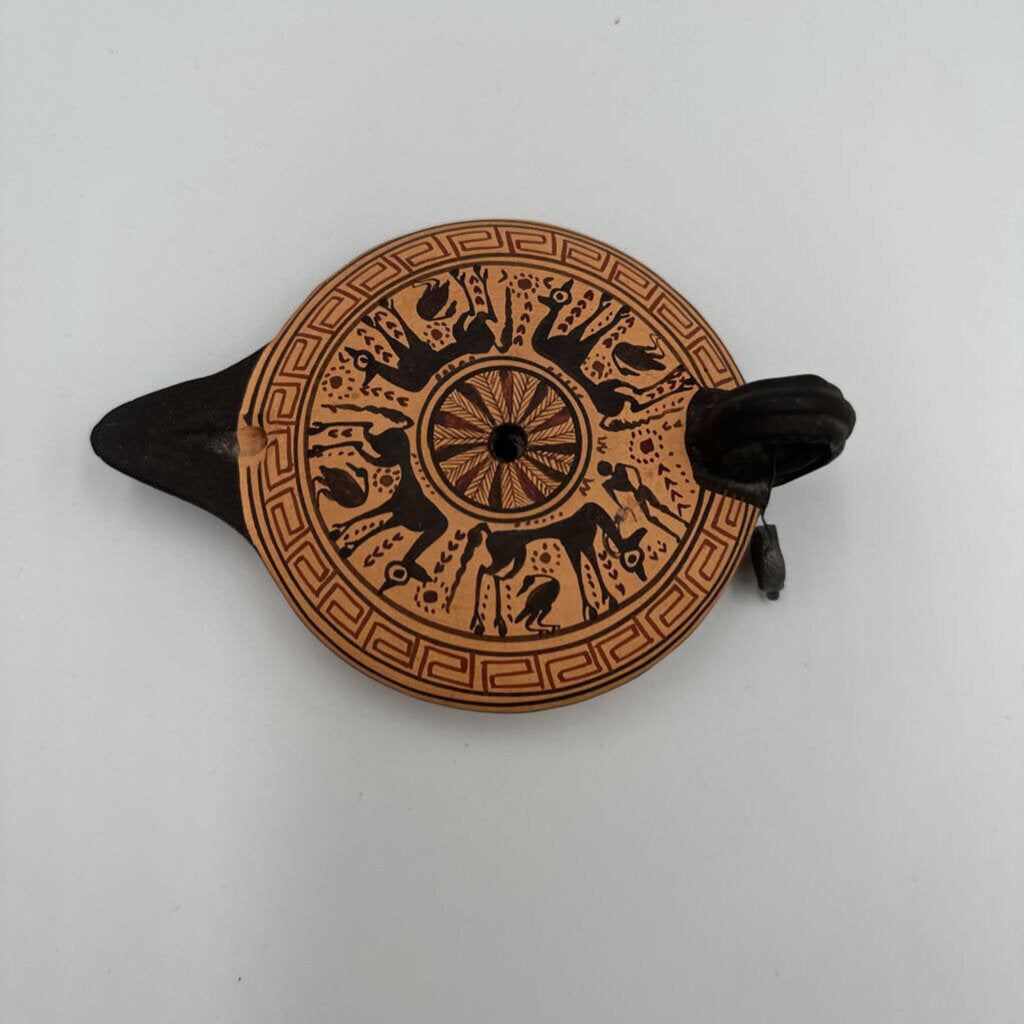 Greek Incense Holder- 5X3.75X2