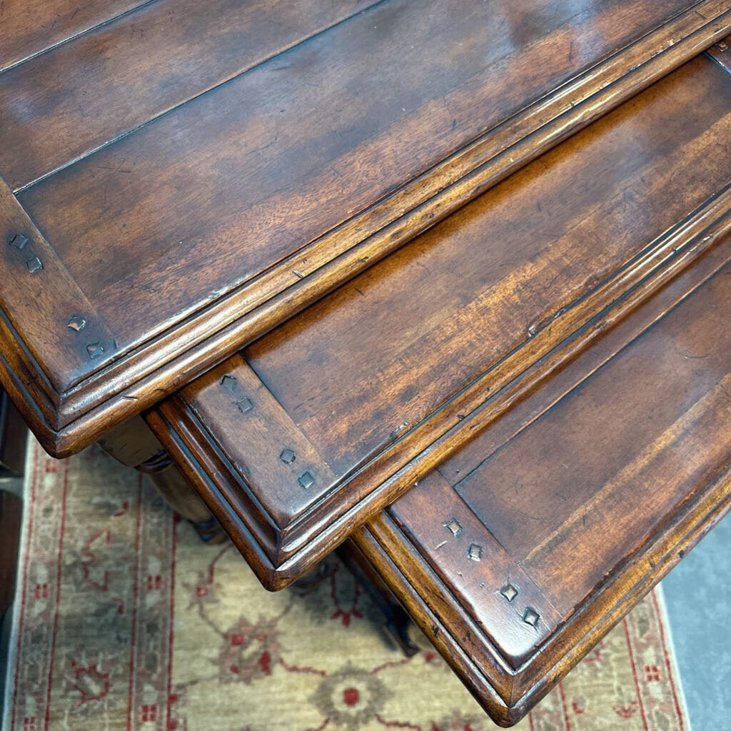 Vintage Three Piece Nesting Tables - 24X14X22H