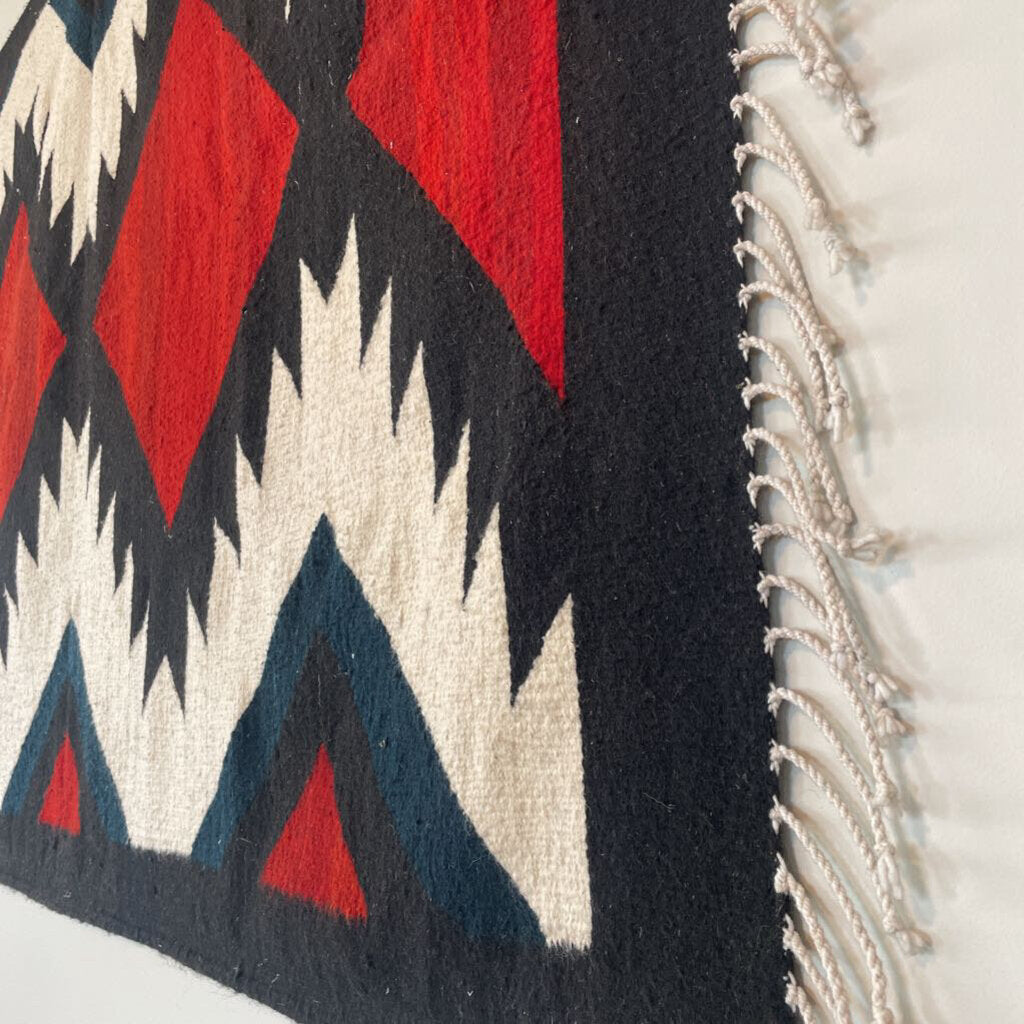 Isaac Vasques Red/Black/White Tapestry - 77X50.5H