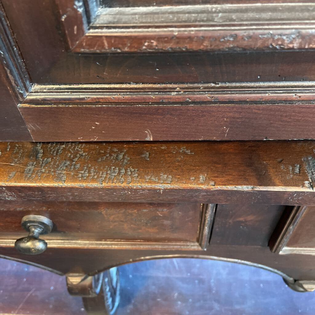 Vintage Spanish Style Mirrored Cabinet - 63X18X77H