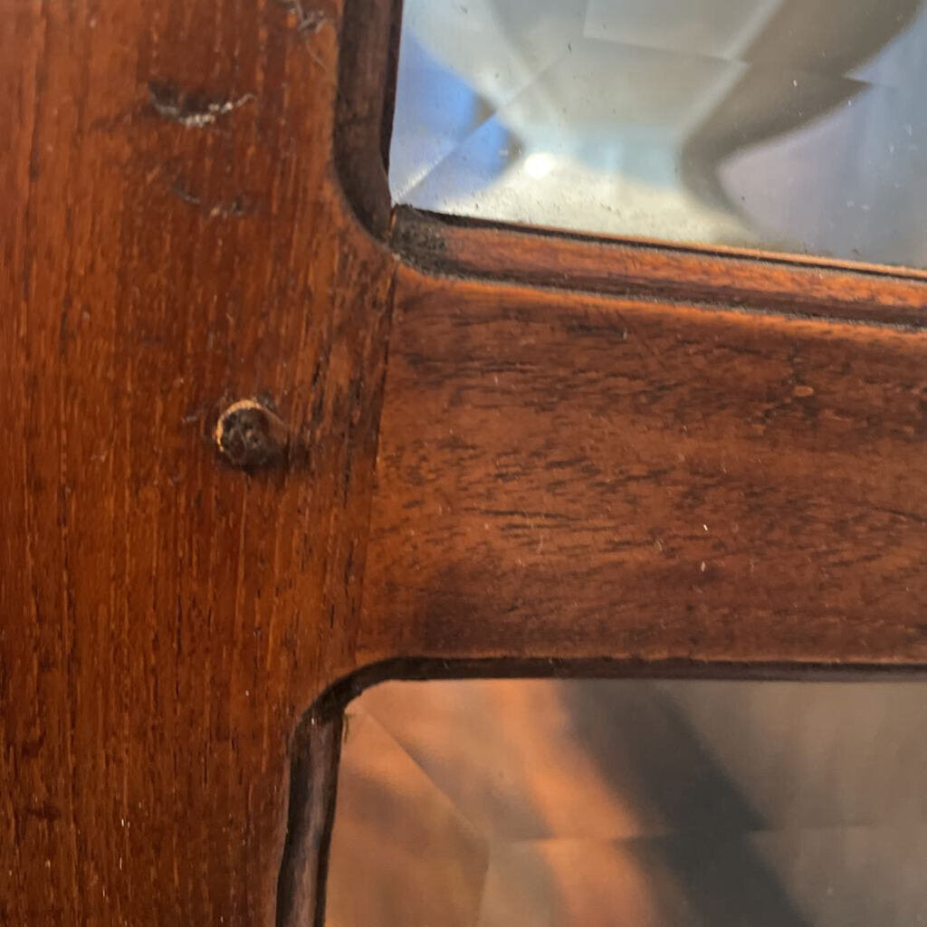 Vintage Two Door Display Cabinet - 51X17X78.5H
