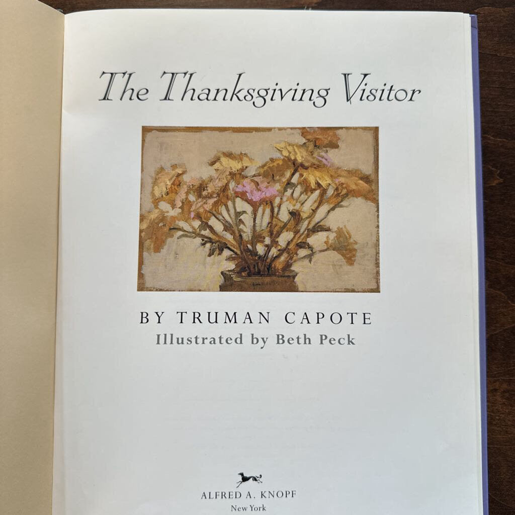 The Thanksgiving Visitor By Truman Capote - 8.5X10.5X.5H