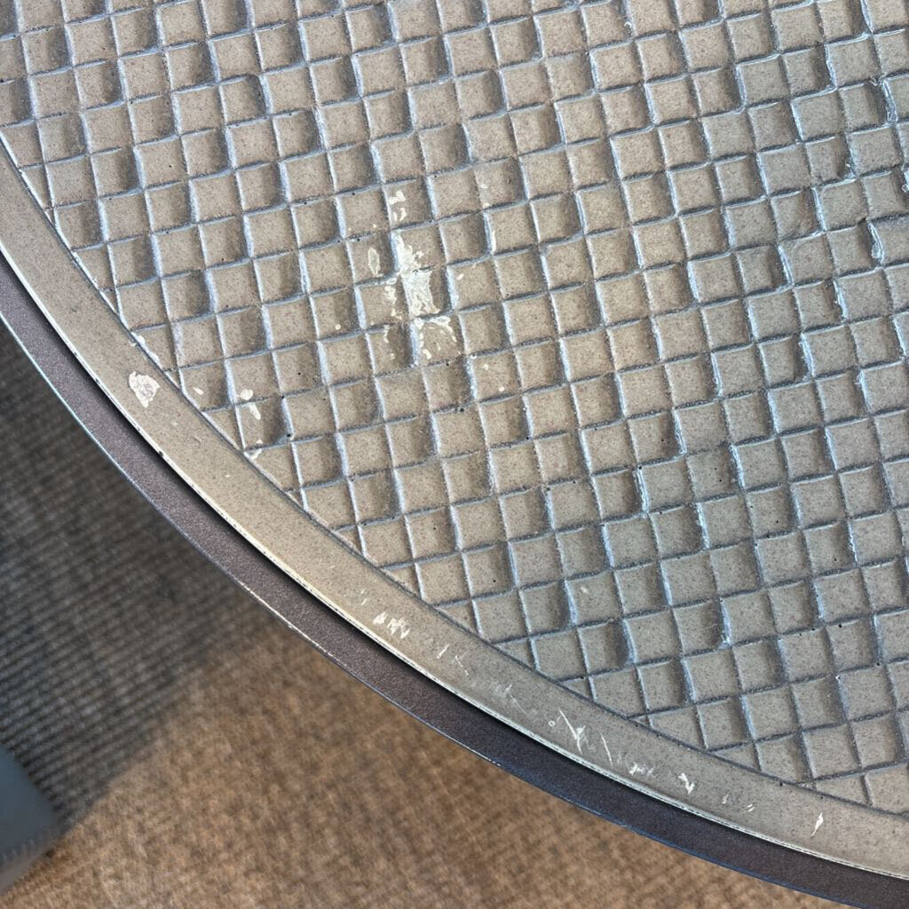 Hidden Treasures Concrete Round Coffee Table- 30X16.5H