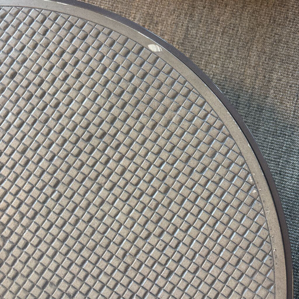 Hidden Treasures Concrete Round Coffee Table- 30X16.5H