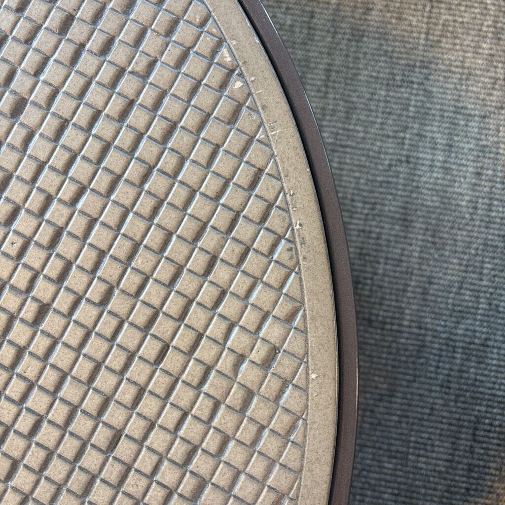 Hidden Treasures Concrete Round Coffee Table- 30X16.5H