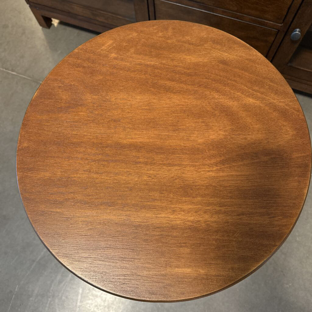 Hidden Treasures Concrete Round Coffee Table- 30X16.5H