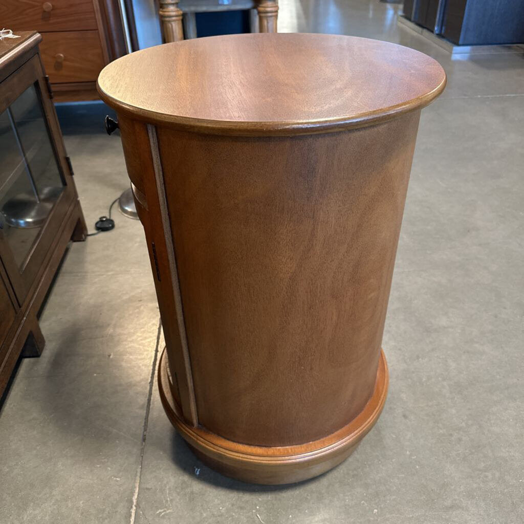 Hidden Treasures Concrete Round Coffee Table- 30X16.5H