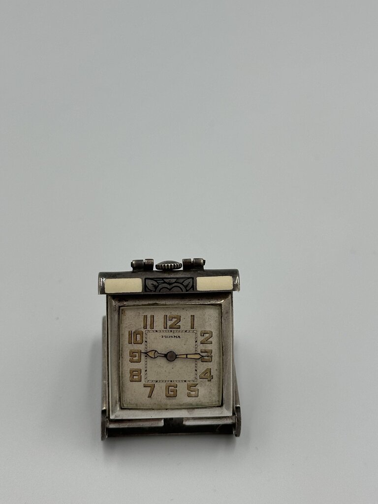 Prisma Art Deco 935 Silver Purse Watch