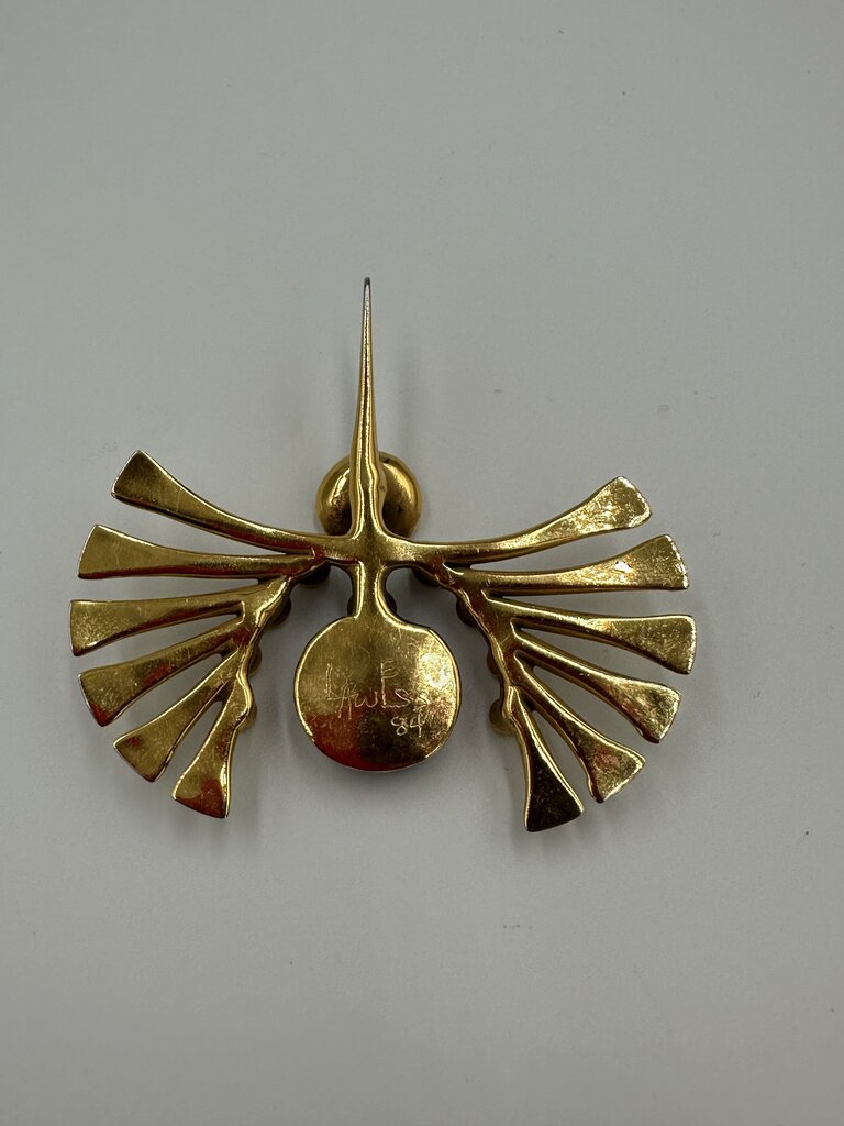 Richard Lawless 1984 Modernist Brooch