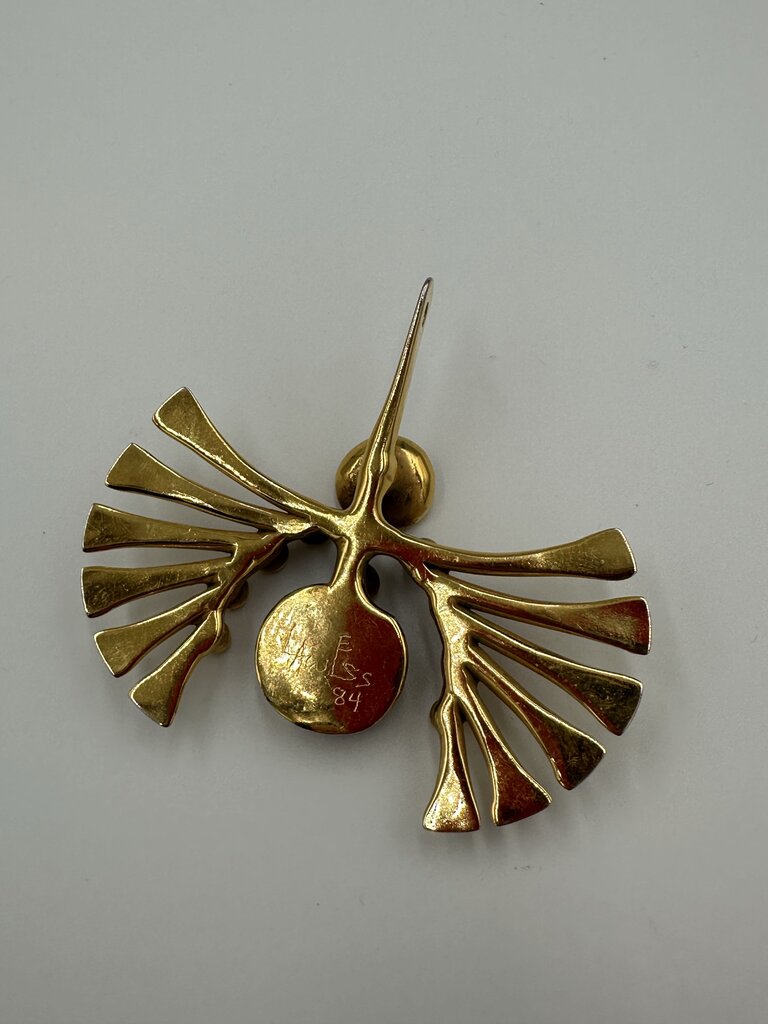 Richard Lawless 1984 Modernist Brooch