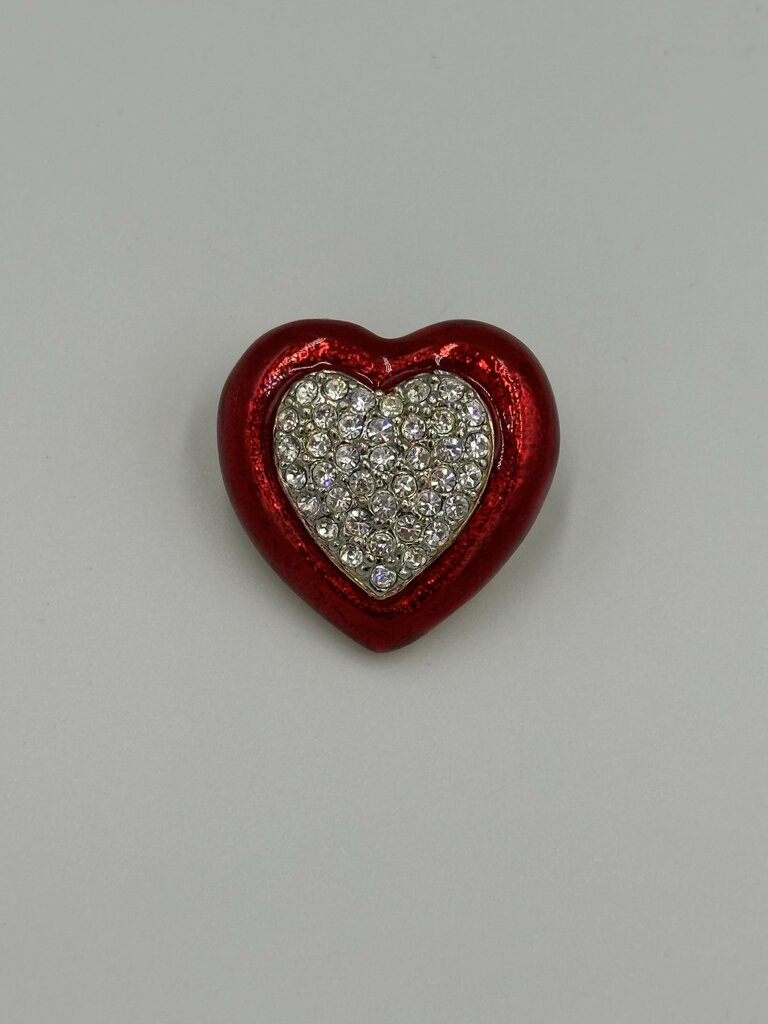 Victoria's Secret Double Heart Rhinestone Hanger Charm