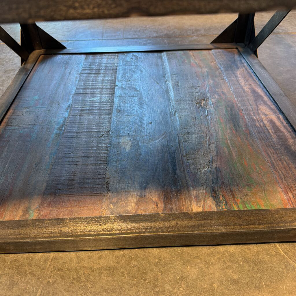 Timothy Oulton Scaffolding Side Table- 24X24X24H