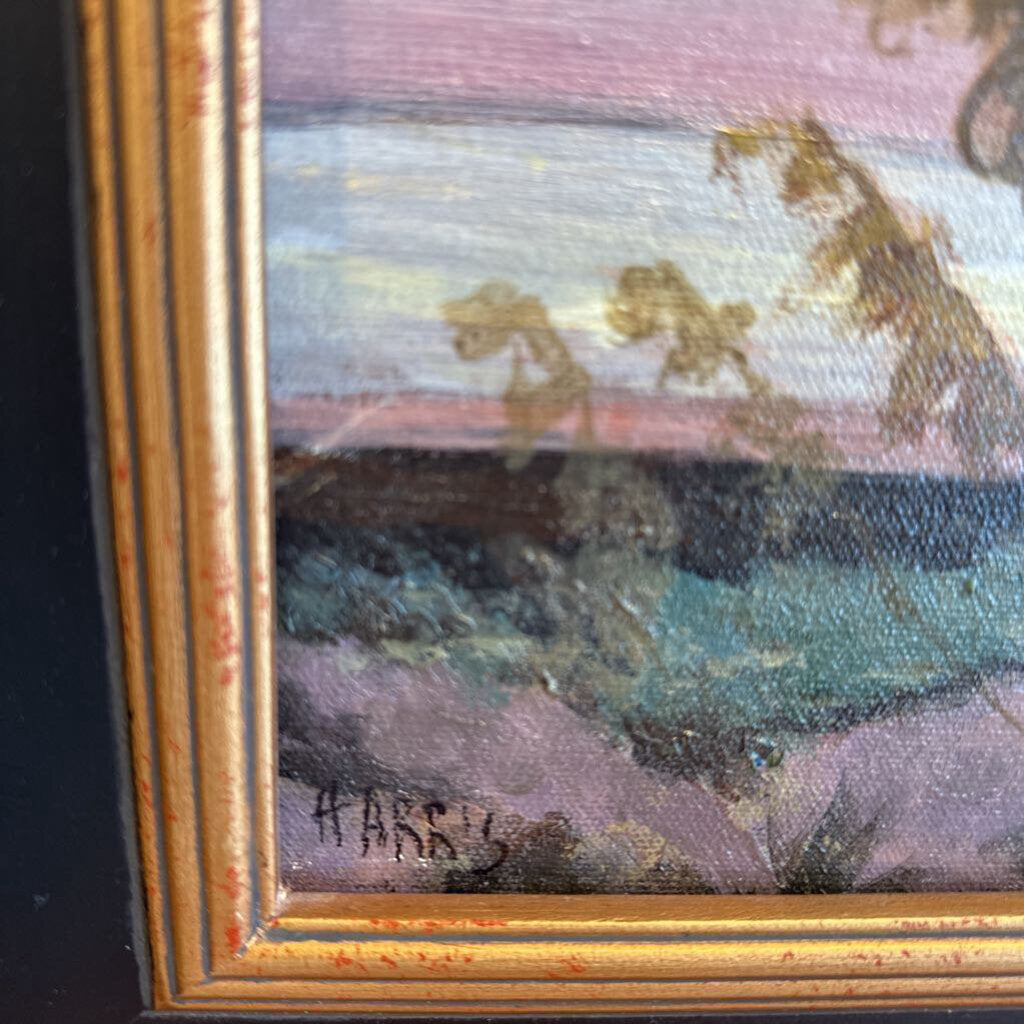 Orginal Framed Art By Harris- 20.5X18H