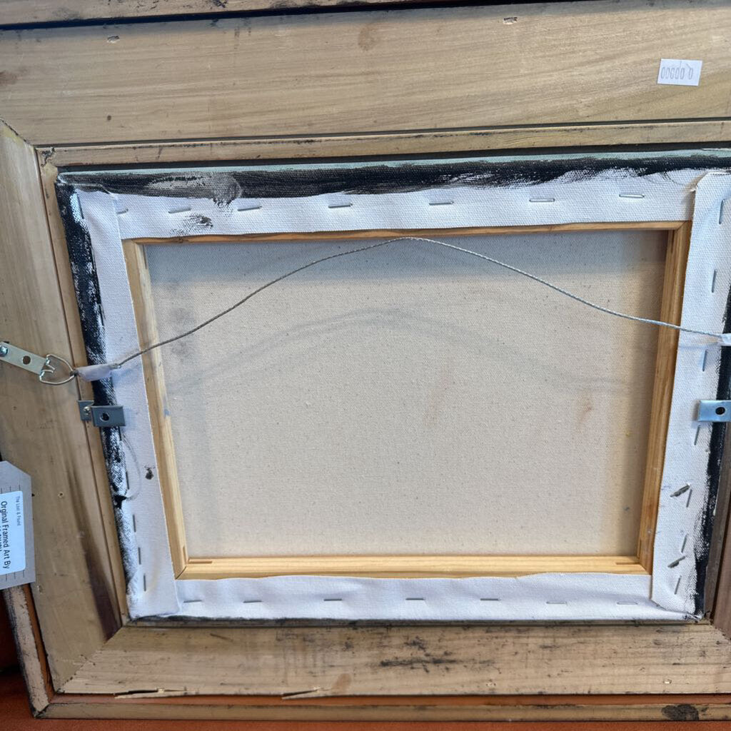 Orginal Framed Art By Harris- 20.5X18H