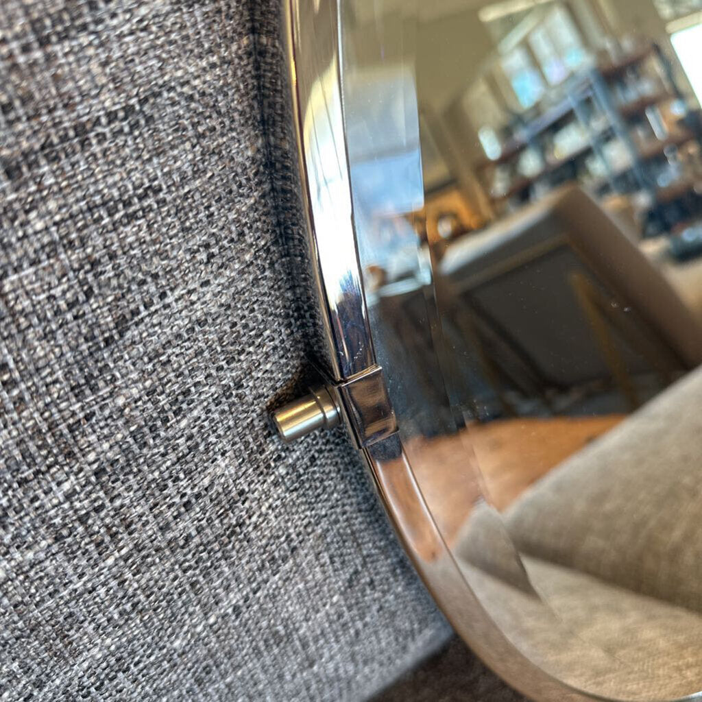 Restoration Hardware Oval Pivot Mirror - 20.5X2X24.5H