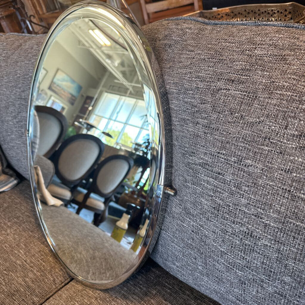 Restoration Hardware Oval Pivot Mirror - 20.5X2X24.5H
