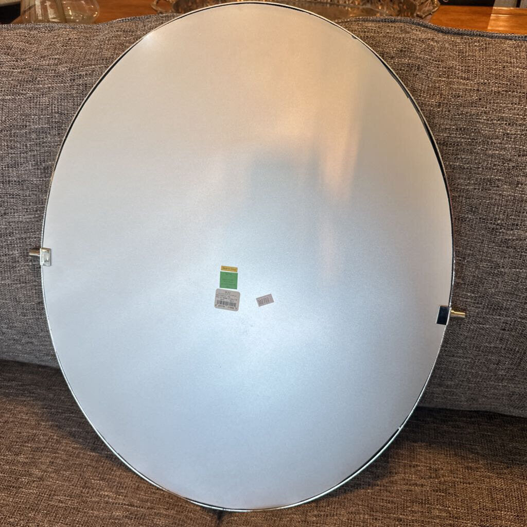 Restoration Hardware Oval Pivot Mirror - 20.5X2X24.5H