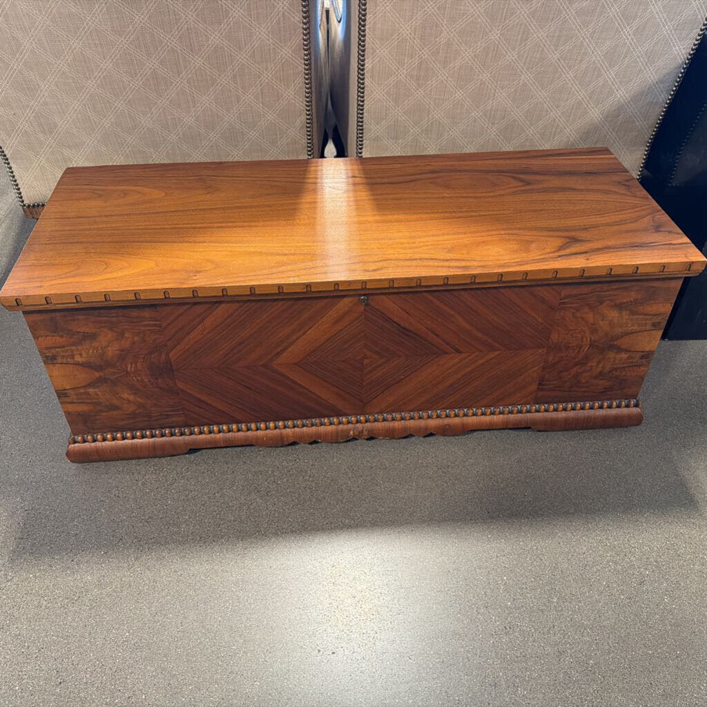 1937 Art Deco Lane Waterfall Cedar Chest - 48x19x17H
