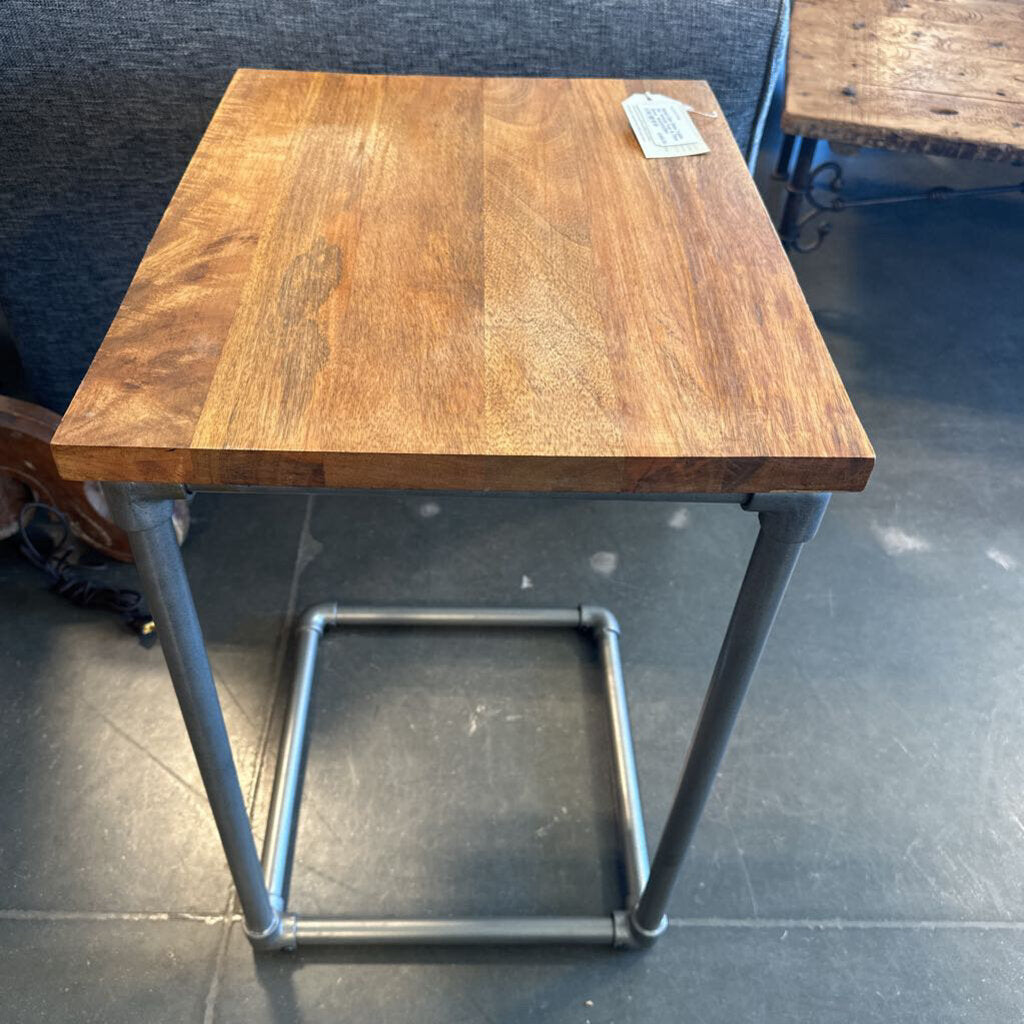 West Elm Faceted Side Table - 12X12X20.5H