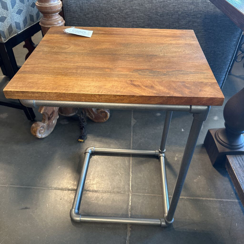 West Elm Faceted Side Table - 12X12X20.5H