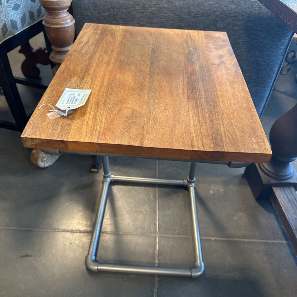 West Elm Faceted Side Table - 12X12X20.5H