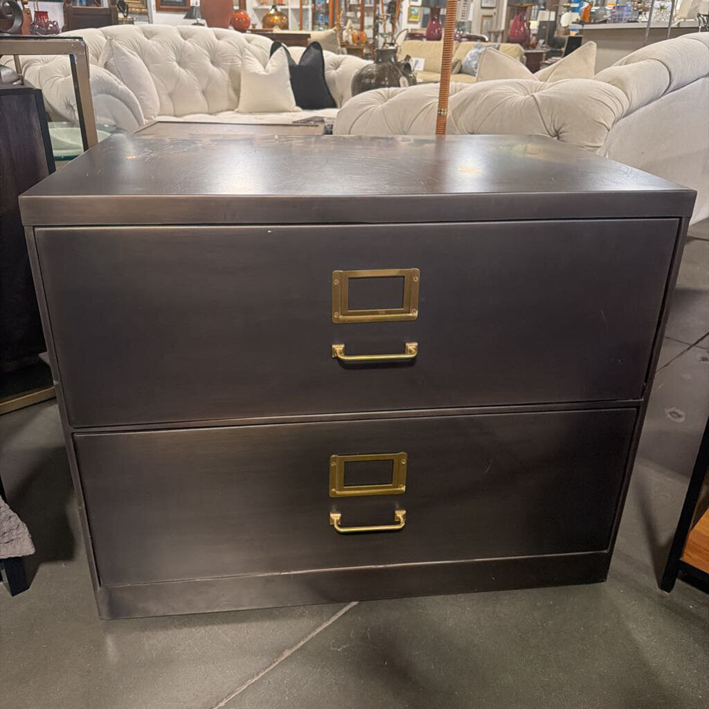 RH 1940's Industrial Lateral File Cabinet- 36X23X29H- AS IS