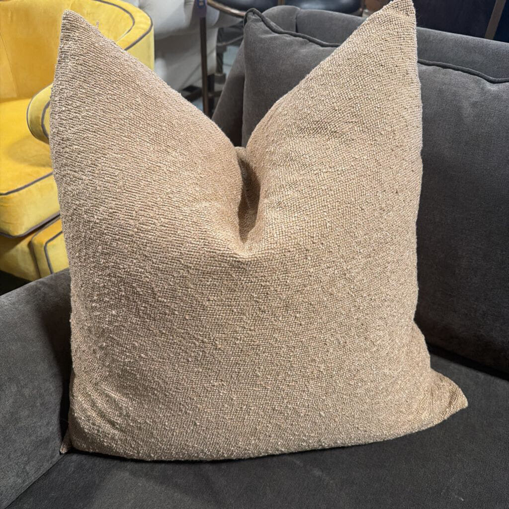 Tan Down Pillow- 24X24