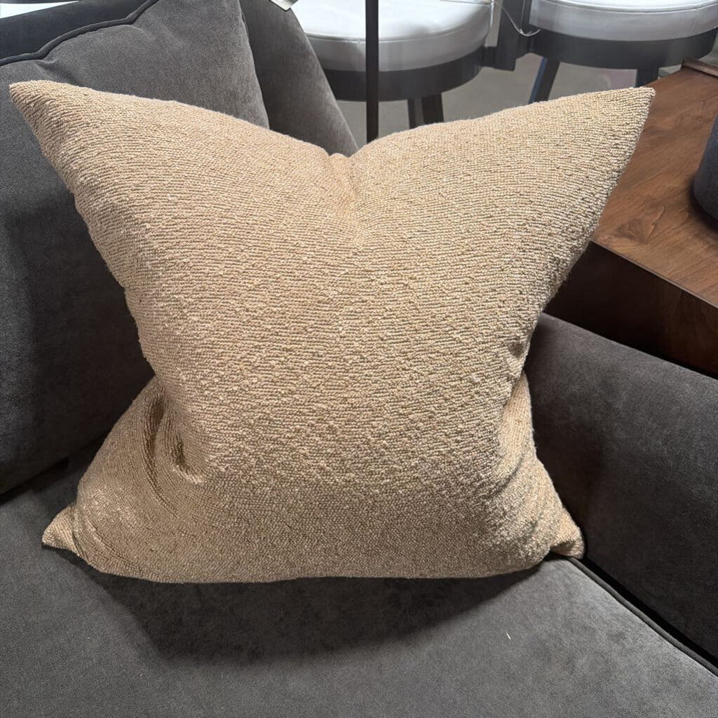 Tan Down Pillow- 24X24