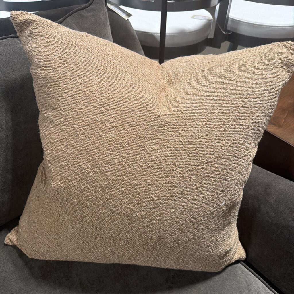 Tan Down Pillow- 24X24