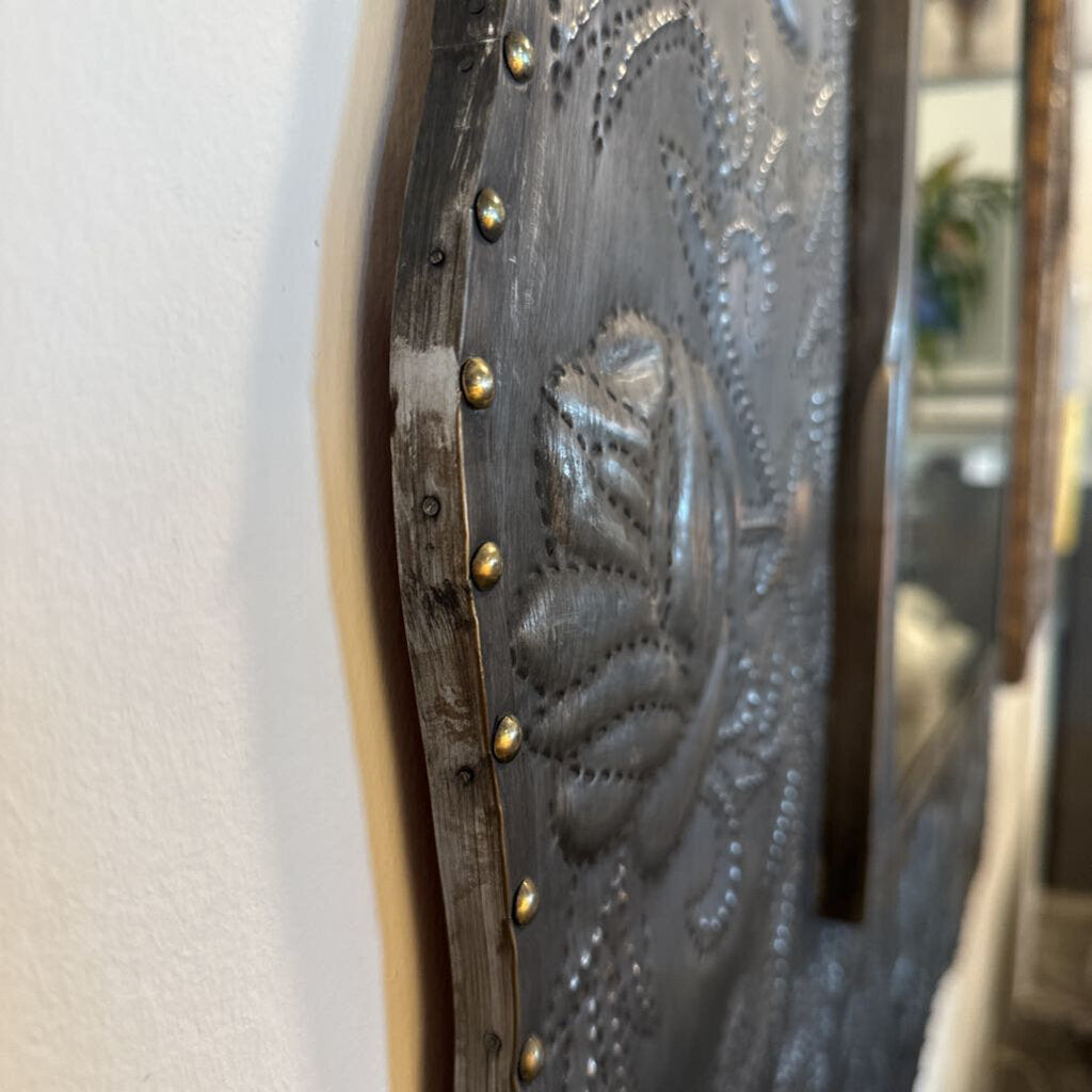 Mexican Hojalata Tin Mirror- 45X1X54.5H